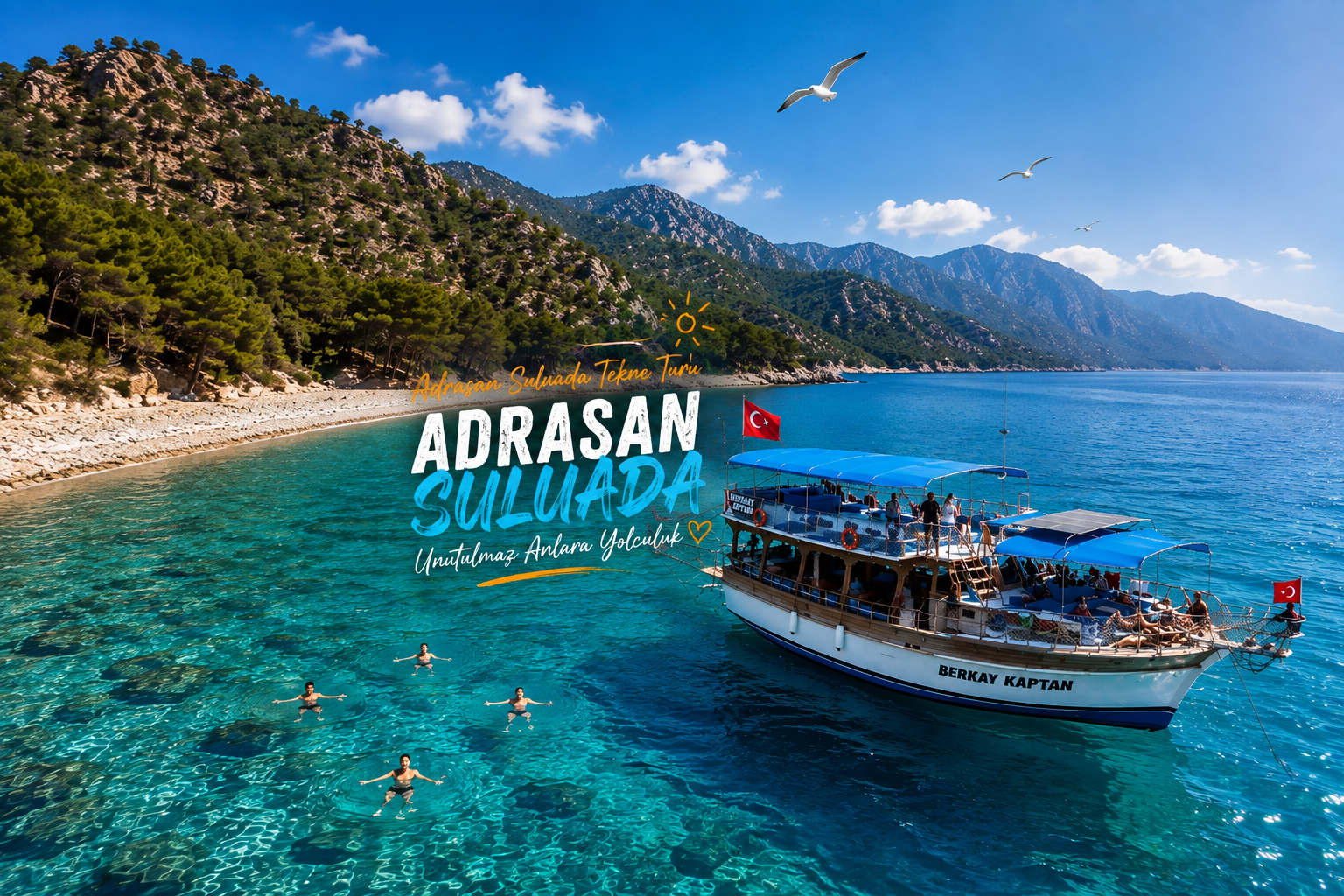 adrasan suluada tekne turu